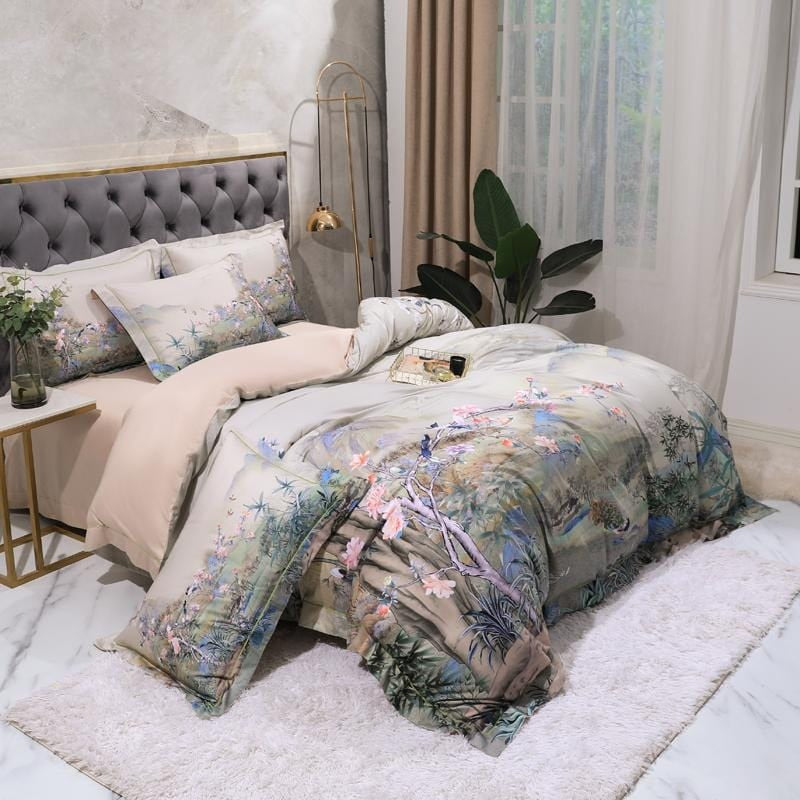 Luxurious Floral Duvet Cover Set