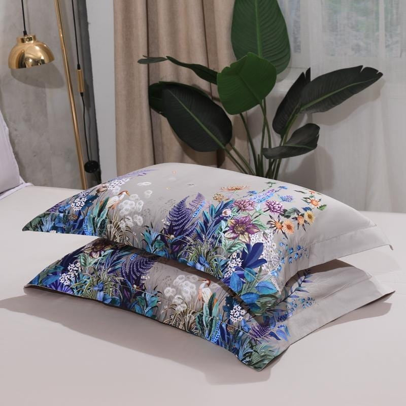 Modern Floral Pillowcase Set