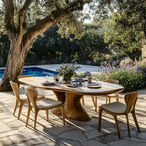 Rustic Dining Table For Inviting Kitchen Setup