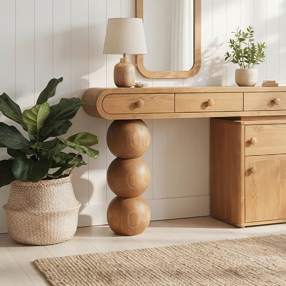 Artisan handcrafted beauty vanity desk