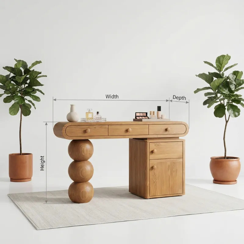 Rustic Dressing Table Personal Beauty Space Makeup Area