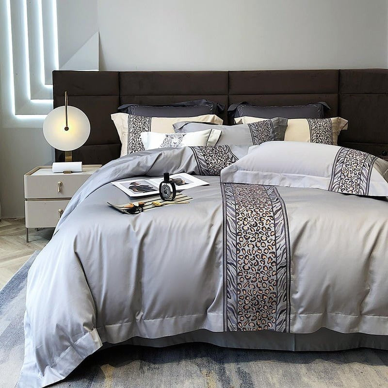 Modern Leopard Duvet Cover Set