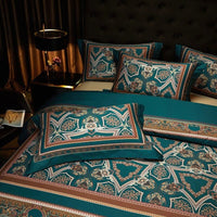 Ensemble de housses de couette Vintage Dark Teal