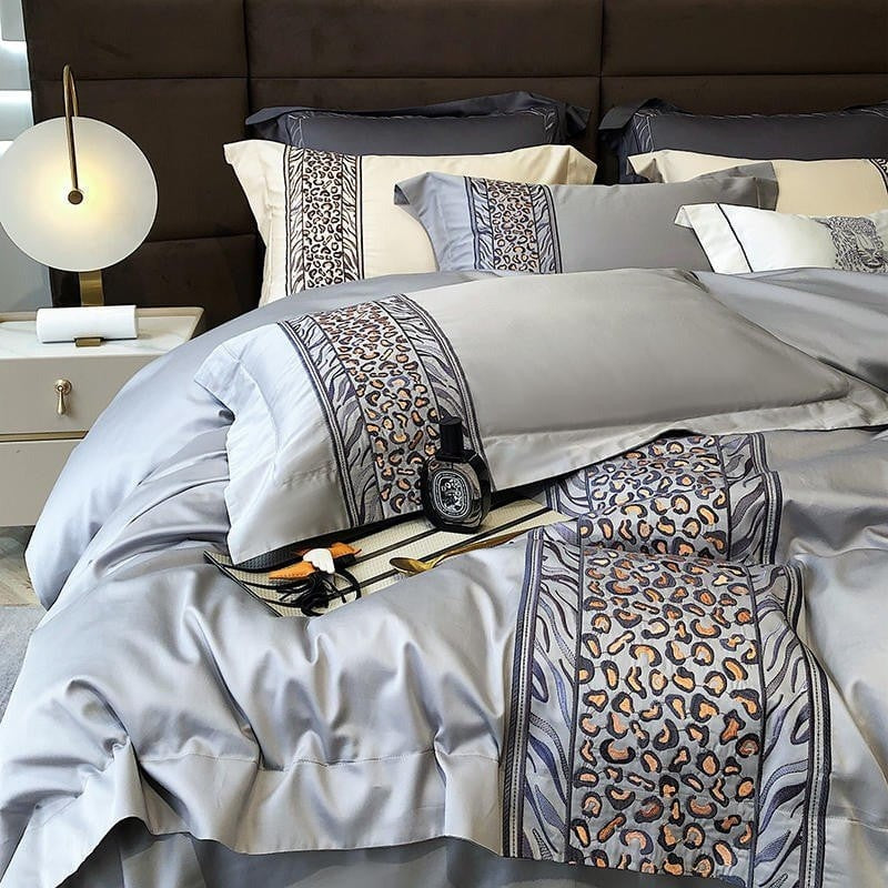 Modern Leopard Duvet Cover Set