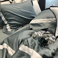 Modern Teal Duvet Cover Set