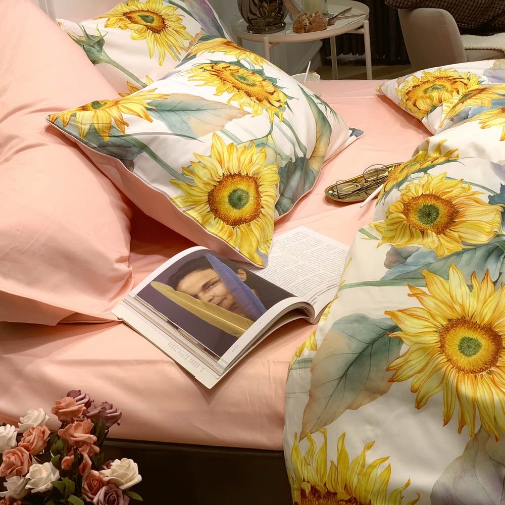 Deluxe Sunflower Duvet Cover Set