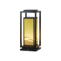 Modern Square Cage Outdoor Light