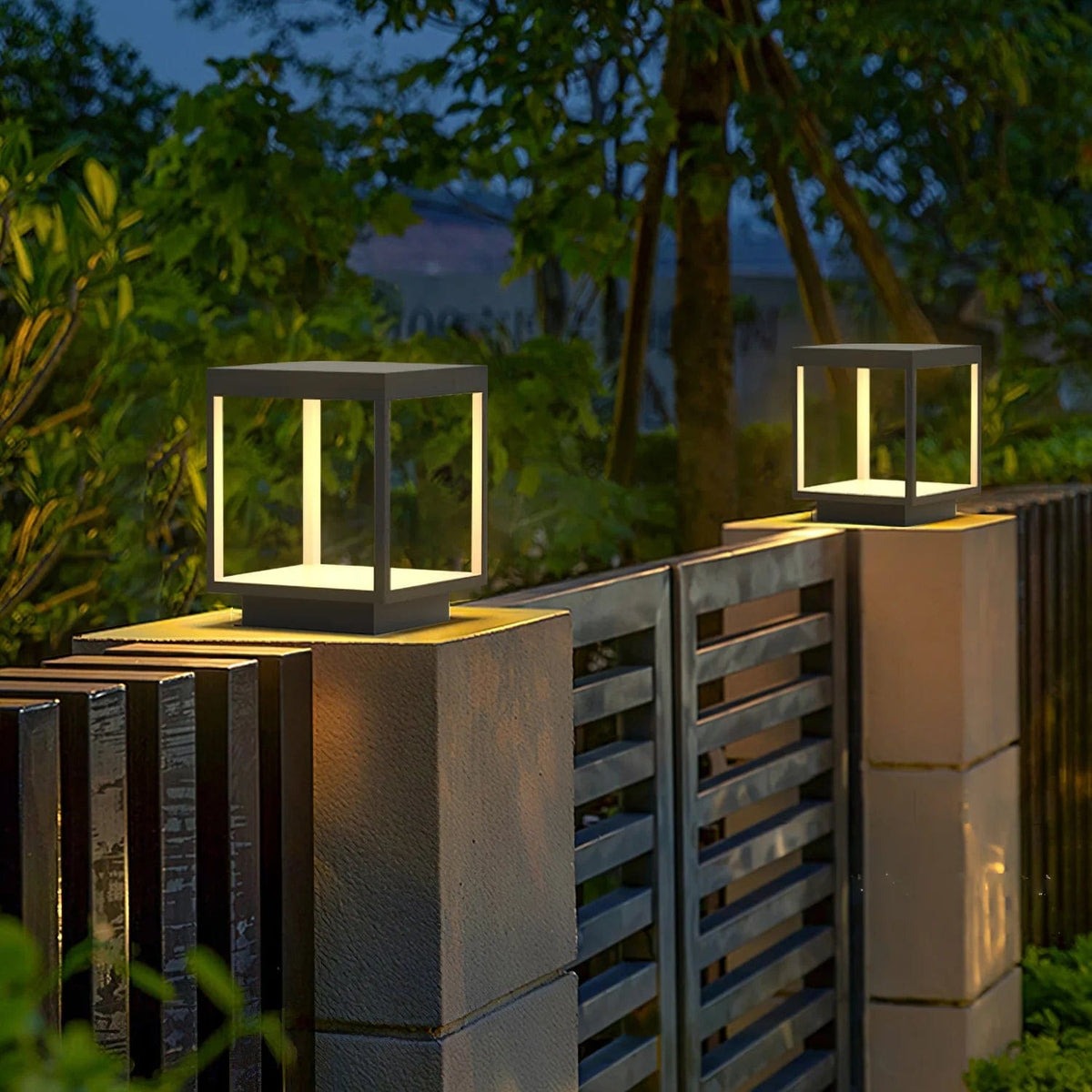 Modern Square Outdoor Light