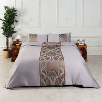 Luxurious Grey Duvet Cover Set