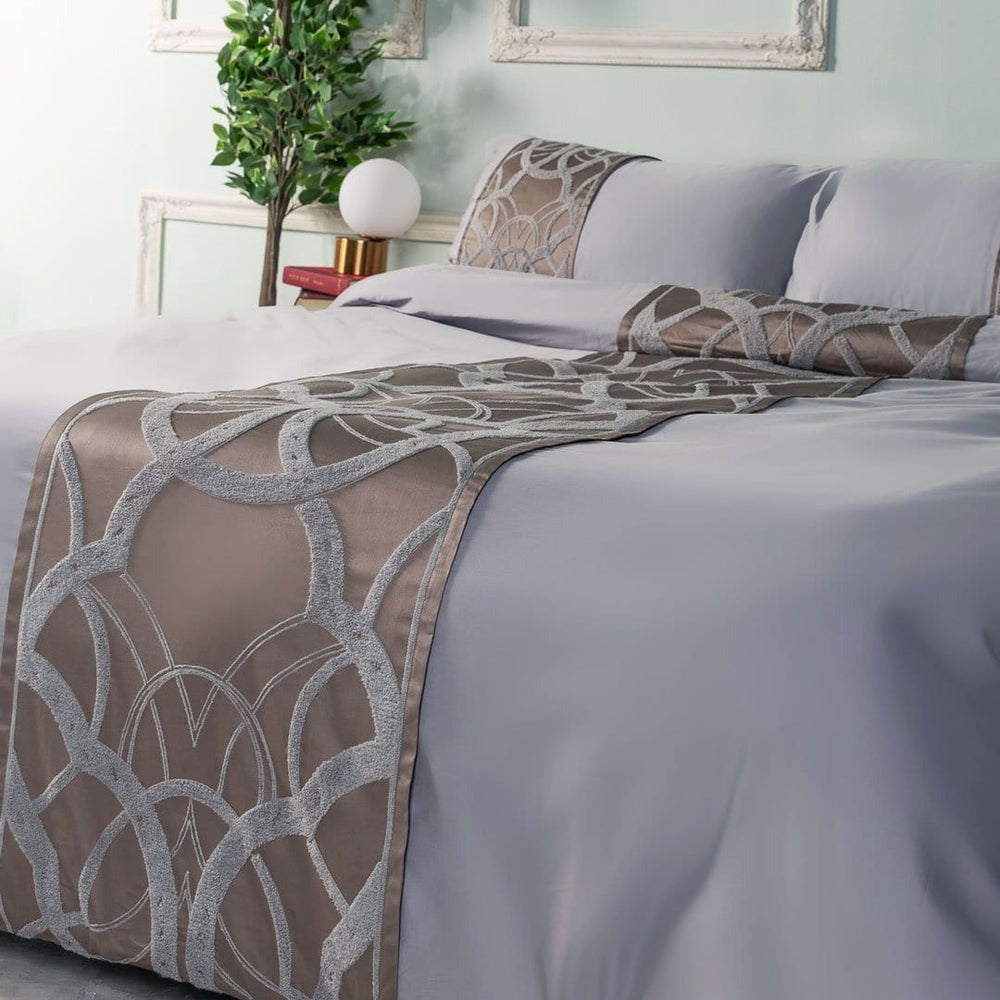 Luxurious Grey Duvet Cover Set