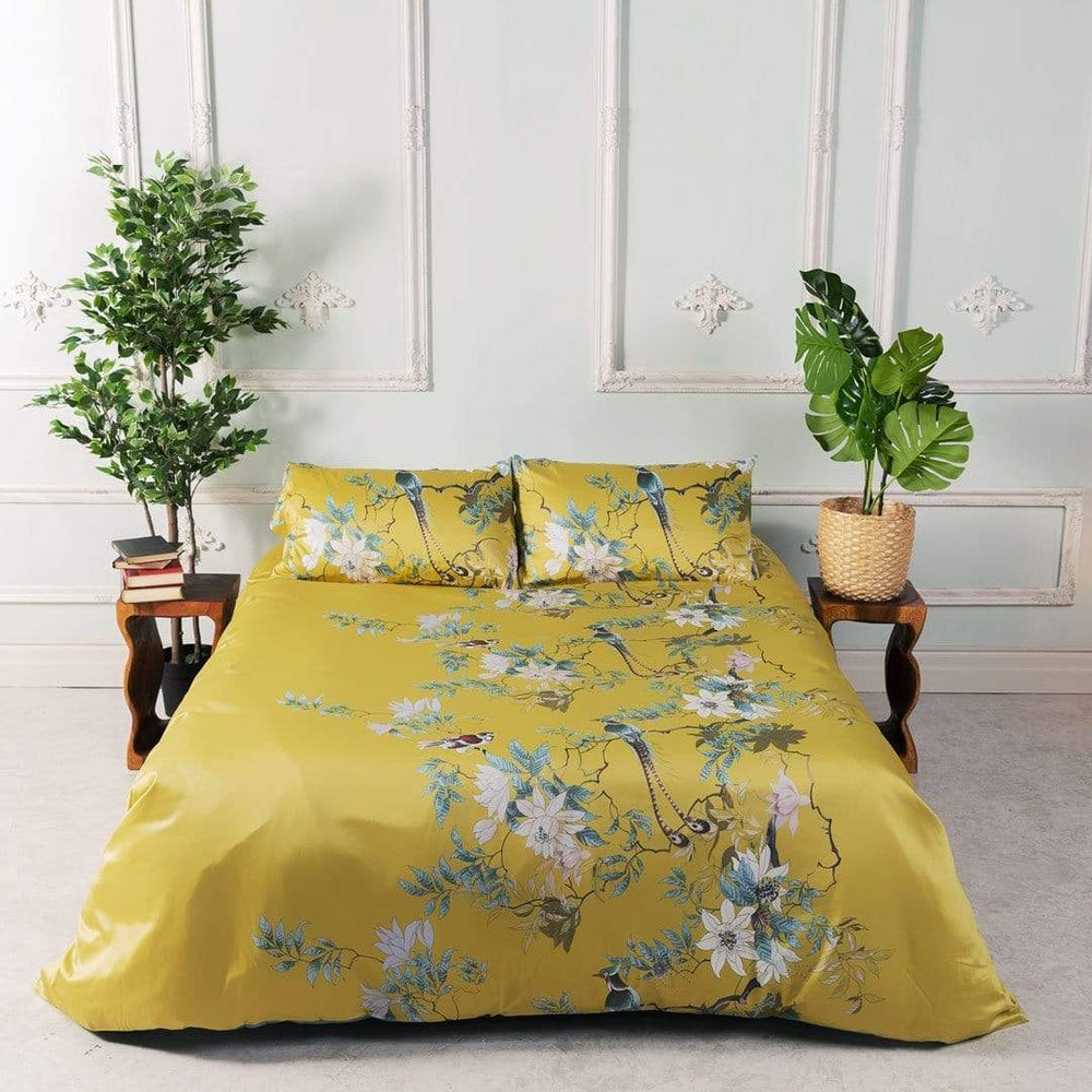 Deluxe Yellow Duvet Cover Set