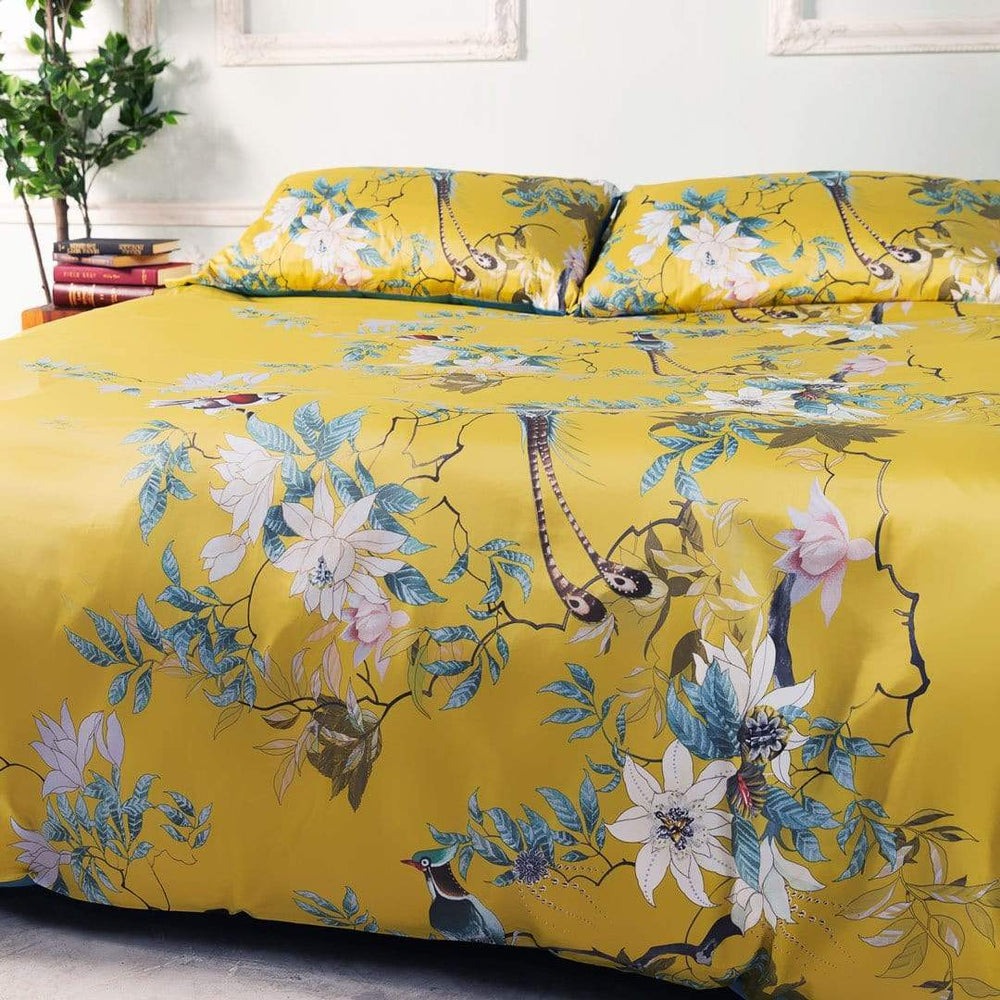 Deluxe Yellow Duvet Cover Set