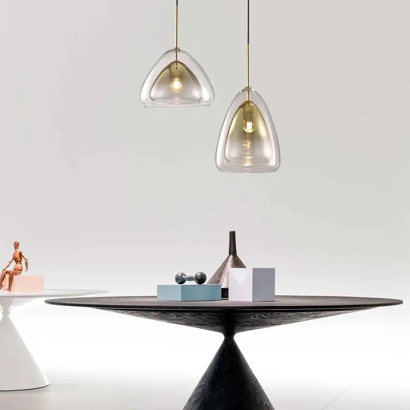 Glowy Glass Pendant Light