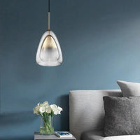 Glowy Glass Pendant Light