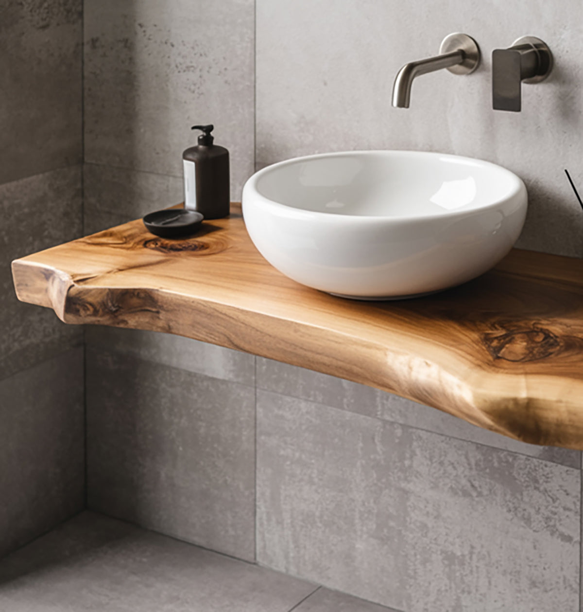 Comfortable wooden bench with durable build and natural wood finish