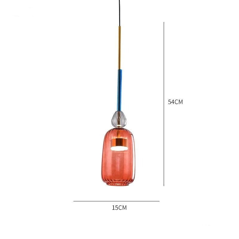 Colorful Glass Pendant Light