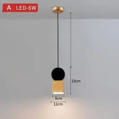 Minimalist Golden Pendant Light