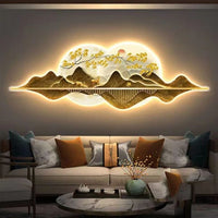 Elegant Mountain Wall Light