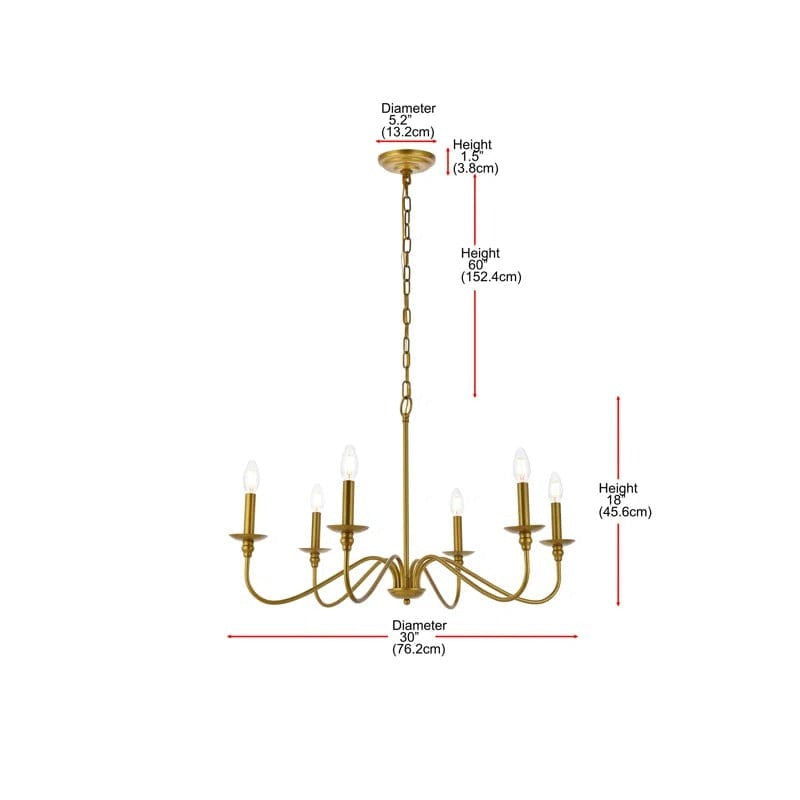 Exclusive Birch Traditional Chandelier