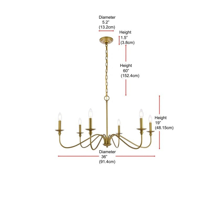 Exclusive Birch Traditional Chandelier