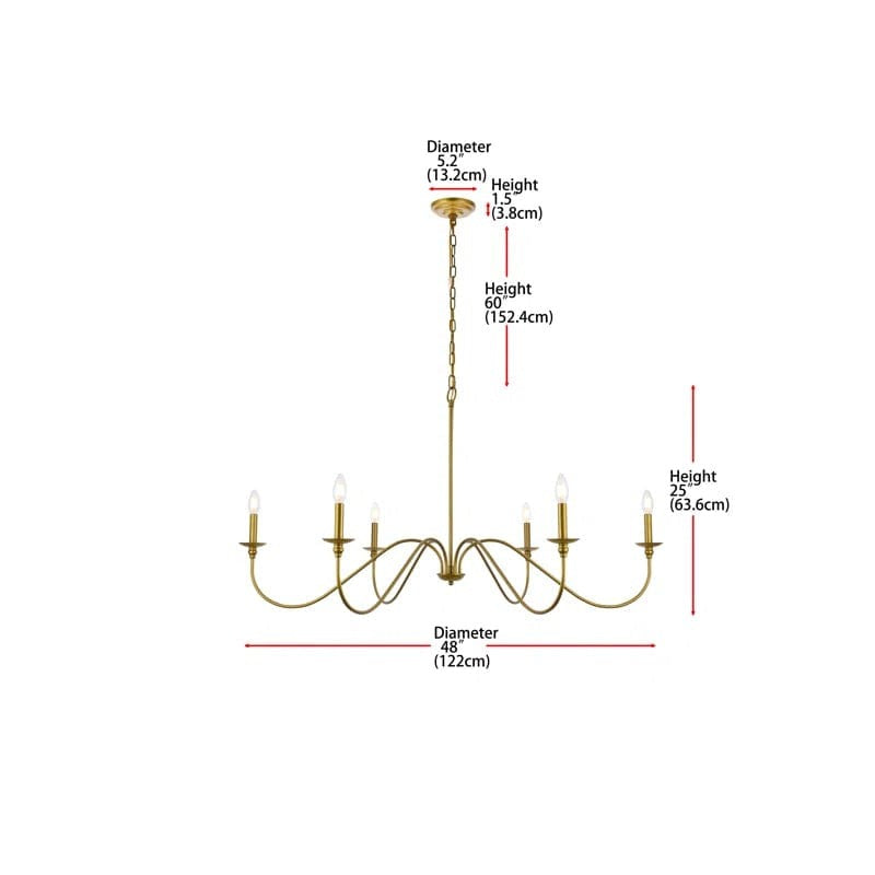 Exclusive Birch Traditional Chandelier