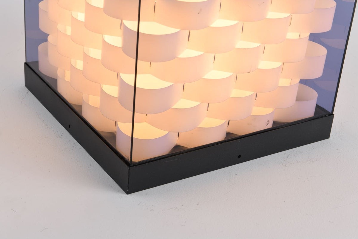 Unique Cubed Solar Outdoor Light