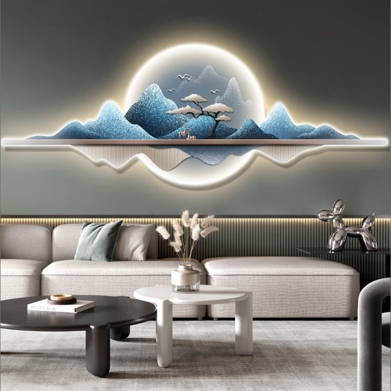 Elegant Mountain Wall Light