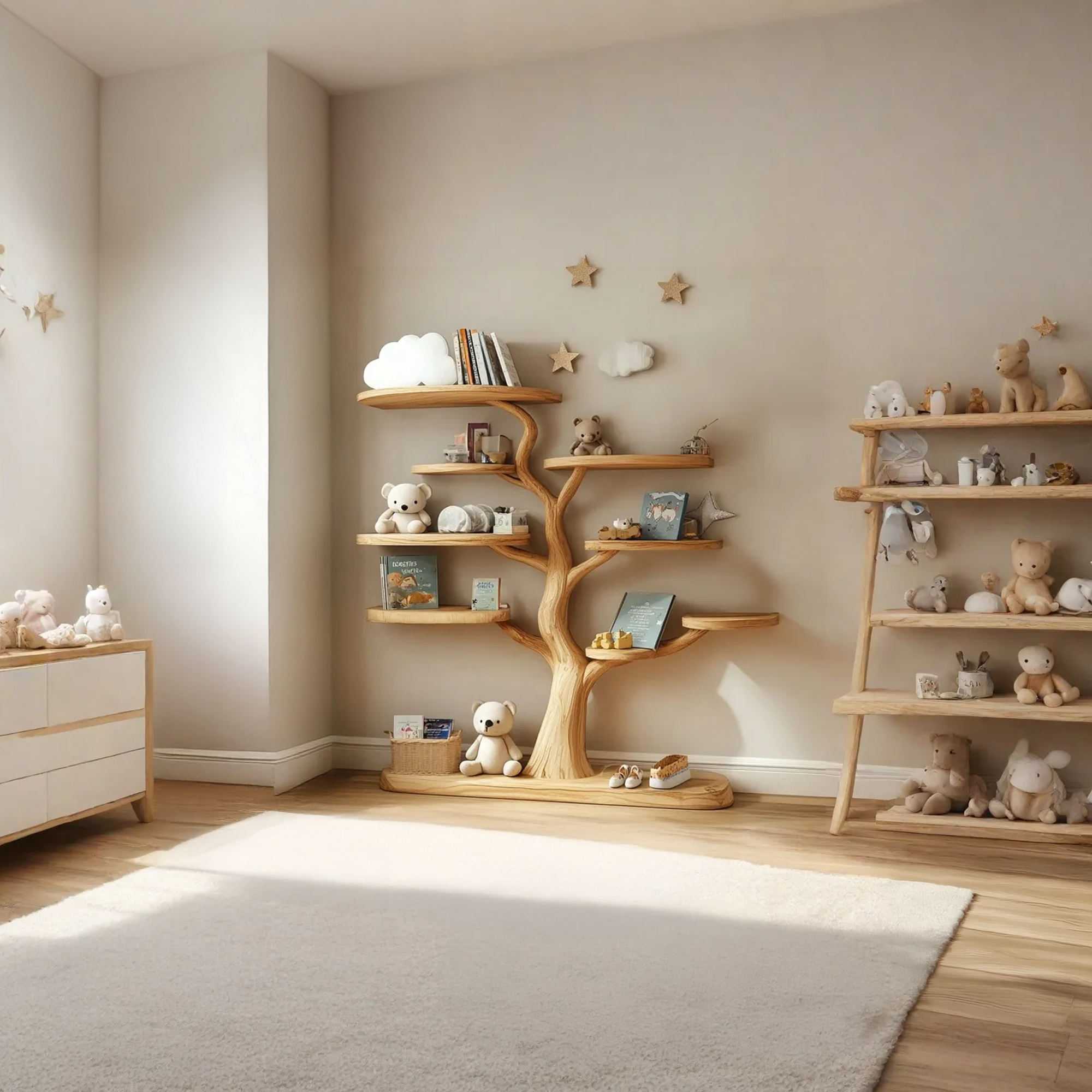 Baby Room Decoration Tree Shelf Handmade Bedroom Decoration Gift SINLTB151