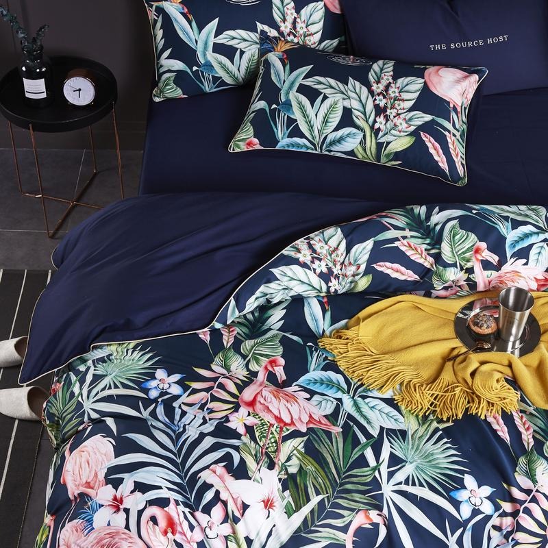 Unique Flamingo Duvet Cover Set