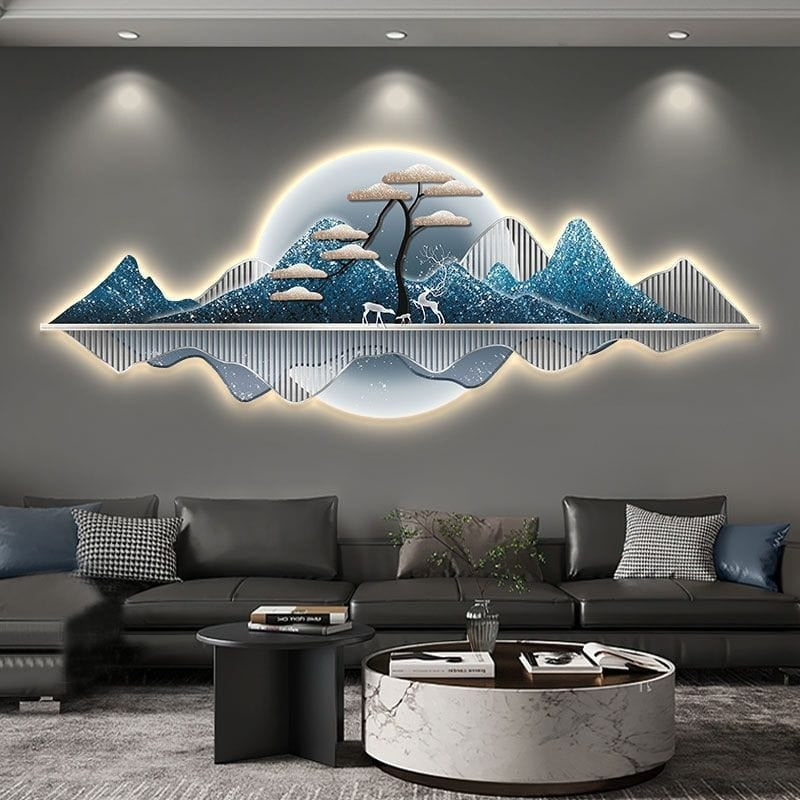 Elegant Mountain Wall Light