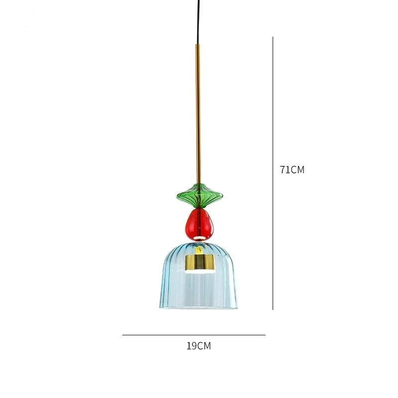 Colorful Glass Pendant Light