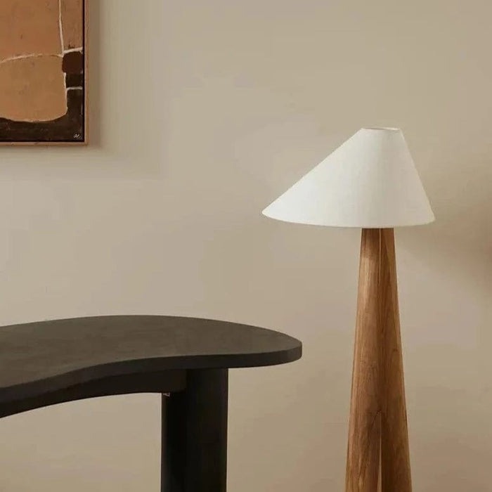 Moderne Mushi Houten Vloerlamp