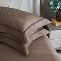 Elegant Brown Duvet Cover Set