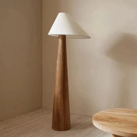 Moderne Mushi Houten Vloerlamp