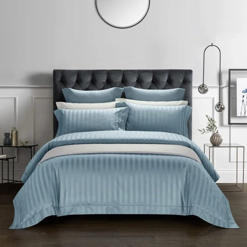 Minimalist Blue Duvet Cover Set