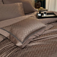 Elegant Brown Duvet Cover Set