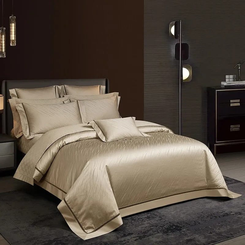 Elegant Golden Duvet Cover Set