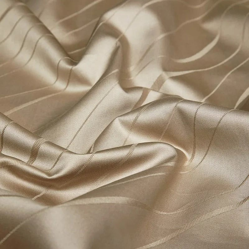 Elegant Golden Duvet Cover Set