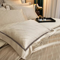 Elegant Golden Duvet Cover Set