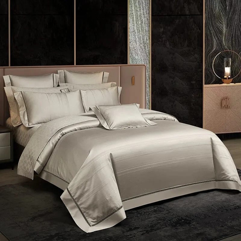 Luxurious Champagne Duvet Cover Set