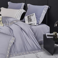 Deluxe Purple Duvet Cover Set