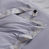 Deluxe Purple Duvet Cover Set