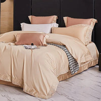 Deluxe Peach Duvet Cover Set