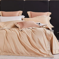 Deluxe Peach Duvet Cover Set