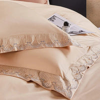 Deluxe Peach Duvet Cover Set