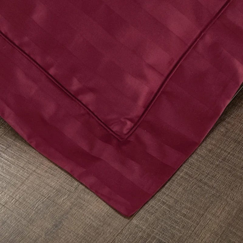 Modern Red Wine Duvet Cover Set