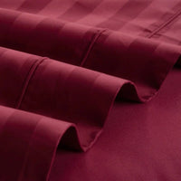 Modern Red Wine Duvet Cover Set