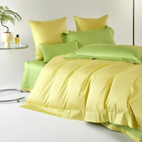 Dreamy Green & Yellow Duvet Cover Set