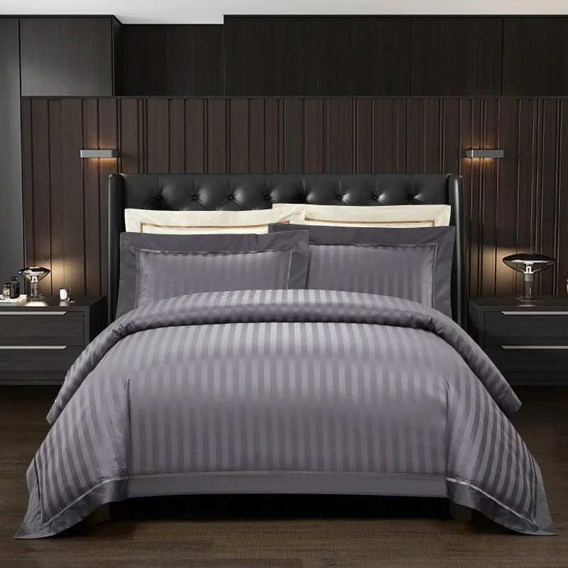 Minimalist Grey Duvet Cover Set