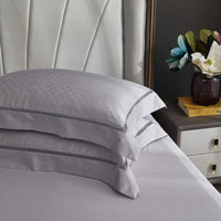 Elegant Silver Duvet Cover Set